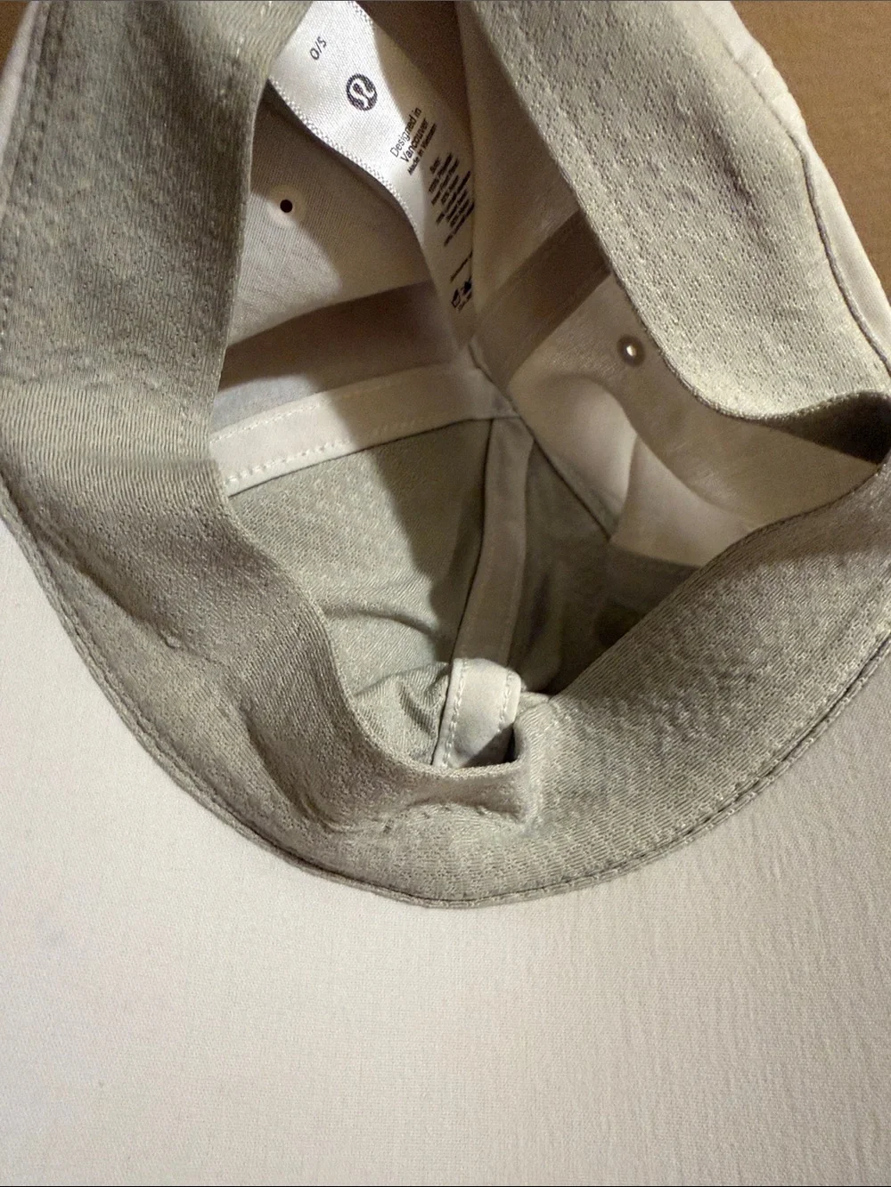 lululemon athletica White Logo Baseball Cap